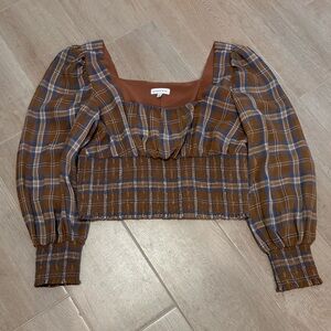 Gianni Bini Brown Top Size 12